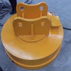 Grúa Puente y Grúa Pórtico con Electroimán para Chatarra de Hierro, Piezas de Maquinaria de Construcción con Imán de Alta Capacidad de Elevación - Product Image 1