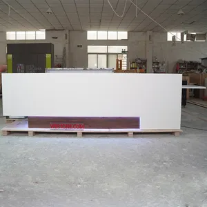 定制办公家具桌沙龙柜台白色接待现代设计前台