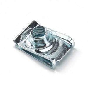 <b>Spring</b> Nuts <b>Clip</b> Nuts Type B 50 Pieces Silver For Replace Repair Auto Fastener - Product Image 4
