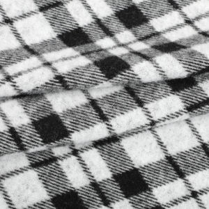 Rayonne extensible tricotée de poids moyen Poly Jacquard tissu brossé motif à rayures à carreaux pour garçons et filles matériel de costume - Product Image 1