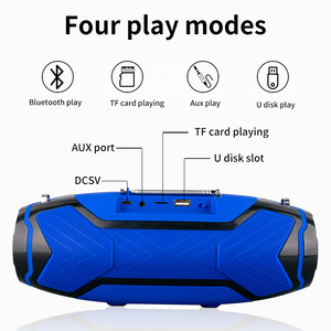 20W Xách Tay Rạp Hát Tại Nhà Đảng Stereo Bluetooth Loa Với Dây Đeo Vai <span class=keywords><strong>PC</strong></span> Cột Âm Nhạc Ngoài Trời Máy Nghe Nhạc Loa Siêu Trầm Hộp Quà Tặng - Product Image 5