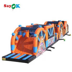 Juego deportivo comercial Boot Camp Beast Insane, proveedores al por mayor de China, carrera de obstáculos inflable de fábrica - Product Image 1