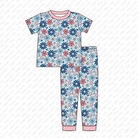 Ensembles de vêtements pour bébés nouveau-nés de haute qualité personnalisés, boutique, ensembles de vêtements en bambou à manches courtes, tenues pour enfants, vente en gros