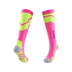 Long Style Breathable Super Soft High Elastic Colorful Compression Soccer Jogging Cycling Sport Socks for Men <strong>Prevent</strong> <strong>Varicose</strong> - Product Image 2