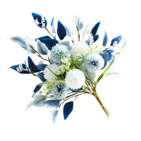 Fleurs artificielles d'art floral en soie faites à la main pour la décoration intérieure ornements Bouquets Arrangements de table pour salon Table à manger