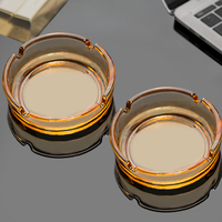 Cendrier en verre cristal de Logo personnalisé économique Allume-cigare de grand style populaire pour fumer Accessoires personnalisés