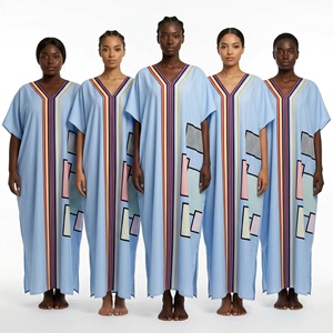 Ensemble deux pièces brodé Bazin Riche pour femme, <span class=keywords><strong>robe</strong></span> africaine avec foulard, style nigérian et ghanéen, tendance - Product Image 3