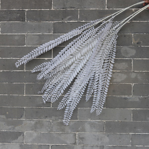 Herbe artificielle Xinchengzhi en perles, 5 branches, en plastique, pour décoration de mariage, intérieur/extérieur, décoration de la maison - Product Image 4