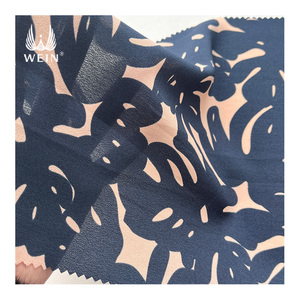 Tela de Vestido de Novia de Peso Medio, 100% Poliéster, <span class=keywords><strong>Doble</strong></span> Faz, Estampado Digital Crepé Tejido con Patrón Geométrico Colorido WI-B07 - Product Image 6