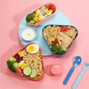 Hot Selling Cheap Pp Portable Baby Feeding Tableware 3pcs Set Baby Cutlery Baby Product Form China