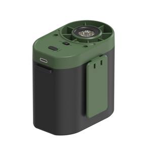 Mini Ventilador Portátil de 3 Velocidades con Luz LED de Alta Velocidad, Recargable por Tipo-C, Mini Ventilador de Cintura - Product Image 1