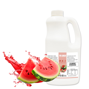 Watermelon Juice Concentrate Syrup Halal Certified Colored Fruit Flavored Bulk Ready Use Bubble Tea <b>Bottle</b> Cup Mango Coconut - Product Image 4