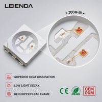 Instrument de beauté professionnel, puce LED 5050 SMD double cœur 620nm 850nm 0.2W Ra90, pour panneau de masque facial LED anti-âge