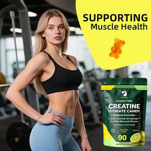 Integratore Alimentare Personalizzato Senza Zucchero con Creatina Idrata in Gommose per il Sviluppo Muscolare e la Salute Muscolare - Product Image 2