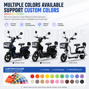 Vélo Électrique de Ville de Haute Qualité 48V 12Ah avec Batterie Plomb-Acide, Moteur 350W 500W, Livraison Disponible - Product Image 2