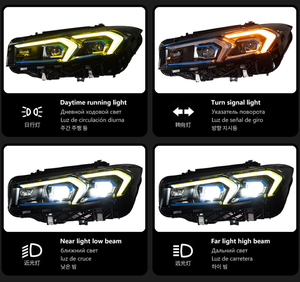 Faros LED de Doble Color 6000K 36W 12V 6000 lm para Serie 3 G20 G28 2020-2024, Plug and Play, Retrofit/Actualización, Señal de Giro - Product Image 4