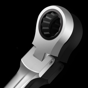 Clé à cliquet universelle réglable de 6 à 32 mm, 72 dents, outil de réparation automobile rapide et sans effort avec finition chromée miroir - Product Image 3