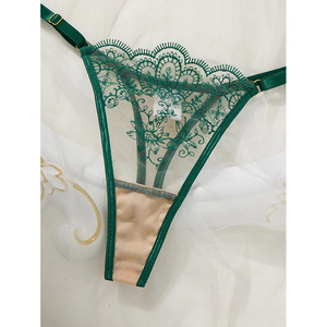 Lace Lingerie Ultra-Thin and Exquisite Bra Mesh Embroidery Comfortable Makes <strong>Large</strong> <strong>Breasts</strong> Appear Smaller French Style Lingerie - Product Image 5
