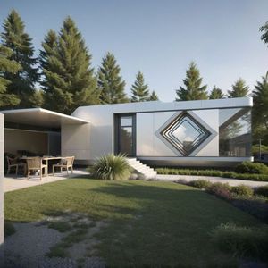 Cápsula de acero de estilo contemporáneo, Unidad de hotel, ahorro de espacio, albergues juveniles impermeables para alojamiento en la ciudad, villas, inodoro - Product Image 3