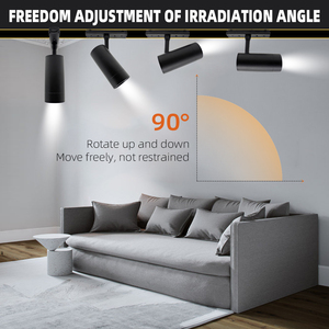 Trần lõm bề mặt gắn kết dẫn Vòng theo dõi đèn nam châm ánh sáng hệ thống Spotlight cong từ theo dõi đường sắt - Product Image 4