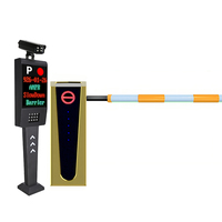 Barrera de Estacionamiento con Control Remoto y Energía Solar, Lector de Tarjetas, Barrera Automática de Seguridad, Sistema de Torniquete