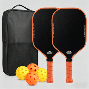 Paddle da Pickleball in Fibra di Carbonio T700 Approvato USAPA, Ultra Leggero, Senza Bordi, 2 Racchette, 4 Palline, 1 Borsa - Product Image 6