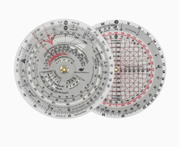 Calculateur de navigation aérienne circulaire classique DF E68-R2 pour étudiants pilotes, diamètre 6 pouces, en plastique, fabriqué en Chine