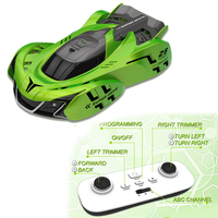 Voiture télécommandée électrique avec éclairage infrarouge, programmable, pour cascades et escalade, jouet
