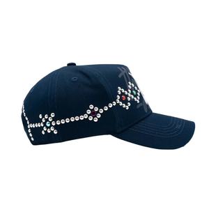 Gorra de Béisbol Deportiva Sombrero G5 con Letra Dobby y Detalle de Pedrería Multicolor, Unisex, Gorras Personalizadas, PÁGINA 31, 31 GORRAS - Product Image 2