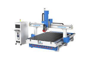 Machine de découpe de bois CNC 4 axes ATC 4x8 pi (1325x2030) avec changeur d'outils automatique et table à vide pour la conception de modèles en bois 3D - Product Image 3