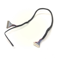 Kabel LCD Koaksial Mikro LVDS DF56C-26S-0.3V(51) MIPI DF56 0.3-26P-100MM-B 26P