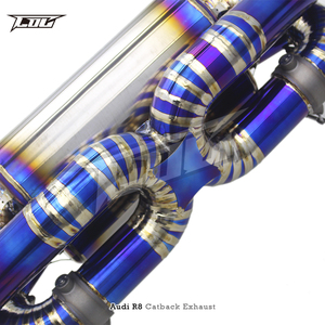 Tuyau d'échappement de course COC Performance pour <span class=keywords><strong>Audi</strong></span> <span class=keywords><strong>R8</strong></span> V10 5.2L 2017-2019 Système d'échappement en alliage de titane Contrôle de la soupape d'échappement - Product Image 5