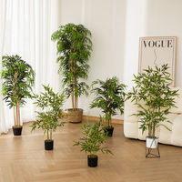 Nouvelle Offre Spéciale : Arbre en Bambou Artificiel en Plastique, Bonsaï Artificiel pour la Décoration Intérieure de la Maison, du Bureau et du Jardin