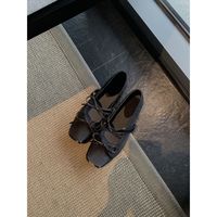 Chaussures plates Mary Jane pour femmes, à fines lanières, style ballerines, à enfiler, blanches, noires, roses, multicolores, romantiques, pour le bureau, le quotidien, décontractées