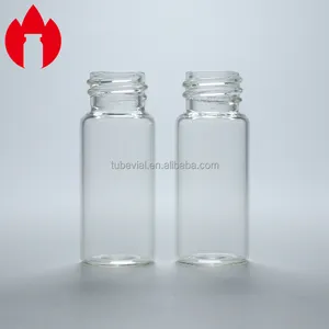 قنينة زجاجية فارغة, قنينة زجاجية فارغة 10 مللي للاستخدام الطبي أو مستحضرات التجميل بغطاء بلاستيكي