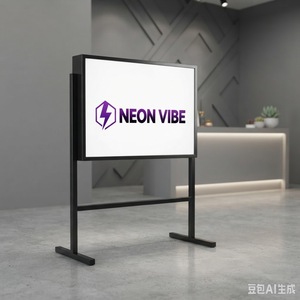 Boîte lumineuse LED murale durable, directement de l'usine, avec logo personnalisé, film souple, panneau publicitaire pour la décoration de banquets, cafés et événements - Product Image 2