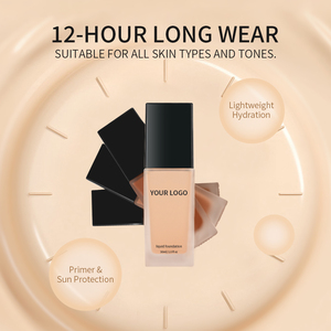 Base de Maquillaje Líquida de <span class=keywords><strong>Alta</strong></span> Calidad, <span class=keywords><strong>Natural</strong></span>, Resistente al Agua, 24h, Cobertura Total, Personalizable, Marca Privada - Product Image 5