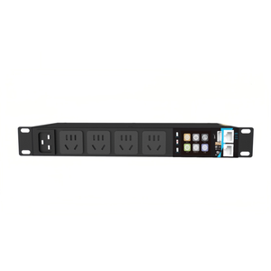 PDU เพาเวอร์สตริปเซ็นเตอร์พีดียู4พอร์ตอัจฉริยะ10A 110-250โวลต์ mqtt Modbus SNMP Telnet รีโมทคอนโทรล - Product Image 1