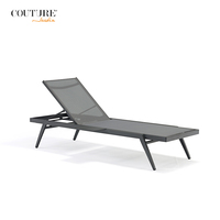 Fauteuil de soleil confortable pour Jardin Diva, ensemble de chaise de piscine, noir, toutes saisons, bon marché, moderne, hôtel