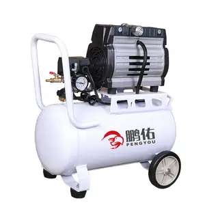 New Design Big Air Flow Piston Portable High Pressure Silent Aircompressor Oil Free Air-compressor-controller Pump