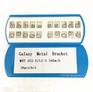 חם שיניים Ortho מתכת פלטה <span class=keywords><strong>MIM</strong></span> מונובלוק סוגריים <span class=keywords><strong>MIM</strong></span> מונובלוק מיני רוט. 022/.018 ווים - Product Image 4