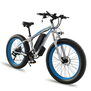 Vélo de montagne électrique à gros pneus de 26 pouces avec batterie Li-ion 48V, moyeu de dérailleur de 60 km, style sport pour la conduite en ville tout-terrain - Product Image 5