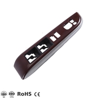 Accesorios para Panel de Puerta de Toyota Camry 2012-2017, Cubierta de Panel de Puerta con Interruptor de Ventana de Madera, Entrada 74232-06490-E0, Accesorio Interior