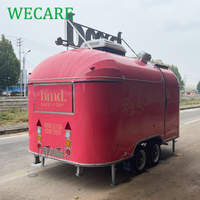 WECARE Camion de Nourriture Mobile Personnalisé Café Bar Pizza Remorque de Traiteur Camion de Glace Camion de Nourriture Entièrement Équipé avec Cuisine Complète