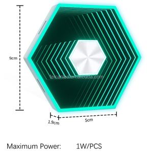 Lámpara Cuántica Hexagonal LED Inteligente Etop, Nueva, con Control Remoto BT, Lámpara de Pared para Sala de Juegos, Estudio de Danza, Reproductor de Música - Product Image 2