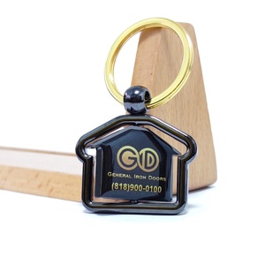 Llavero Metálico en Forma de Casa para Sublimación, Personalizable con Logotipo, Venta al Por Mayor - Product Image 3