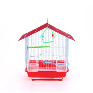 Sıcak satış fabrika doğrudan yüksek kaliteli taşınabilir katlanabilir lüks kanarya kafes kuş papağan evcil hayvan kuş kafesi evi Pet ürünleri