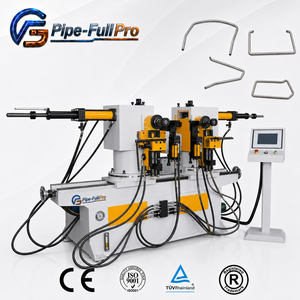 Machine de cintrage de tuyaux automatique à double tête, machine de cintrage de tubes hydraulique avec commande PLC pour cadre de chaise de mobilier en U - Product Image 1