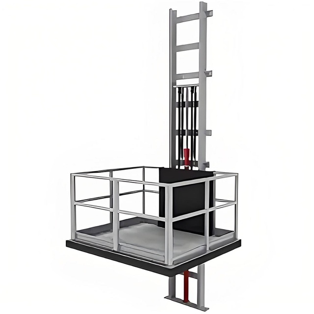 Warehouse Hydraulic Heavy Goods Elevator for Construction Sites & Indoor Use AC Powered 450kg-1600kg Load Capacity