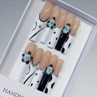 Nouveauté : Ongles press-on de luxe en acrylique, faux ongles à couverture complète, OEM ODM